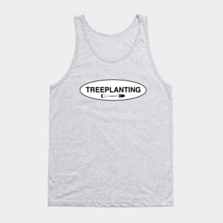 Treeplanting - Shovel/Speed Spade (white) Tank Top